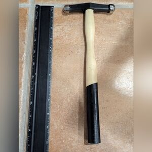 Bead Smith Artisan jewelry hammer with wood handle.11" Handle For Metal Work.
